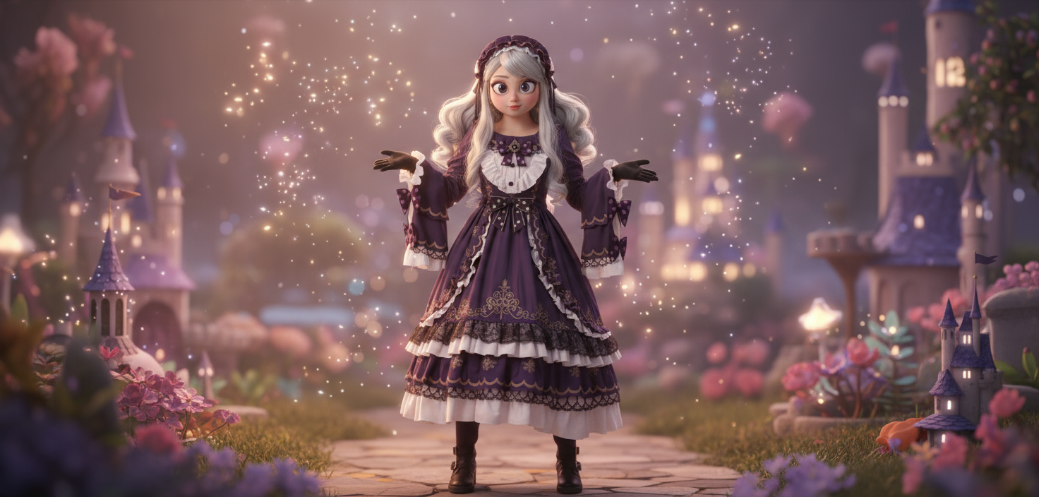 吉卜力风格婚纱照